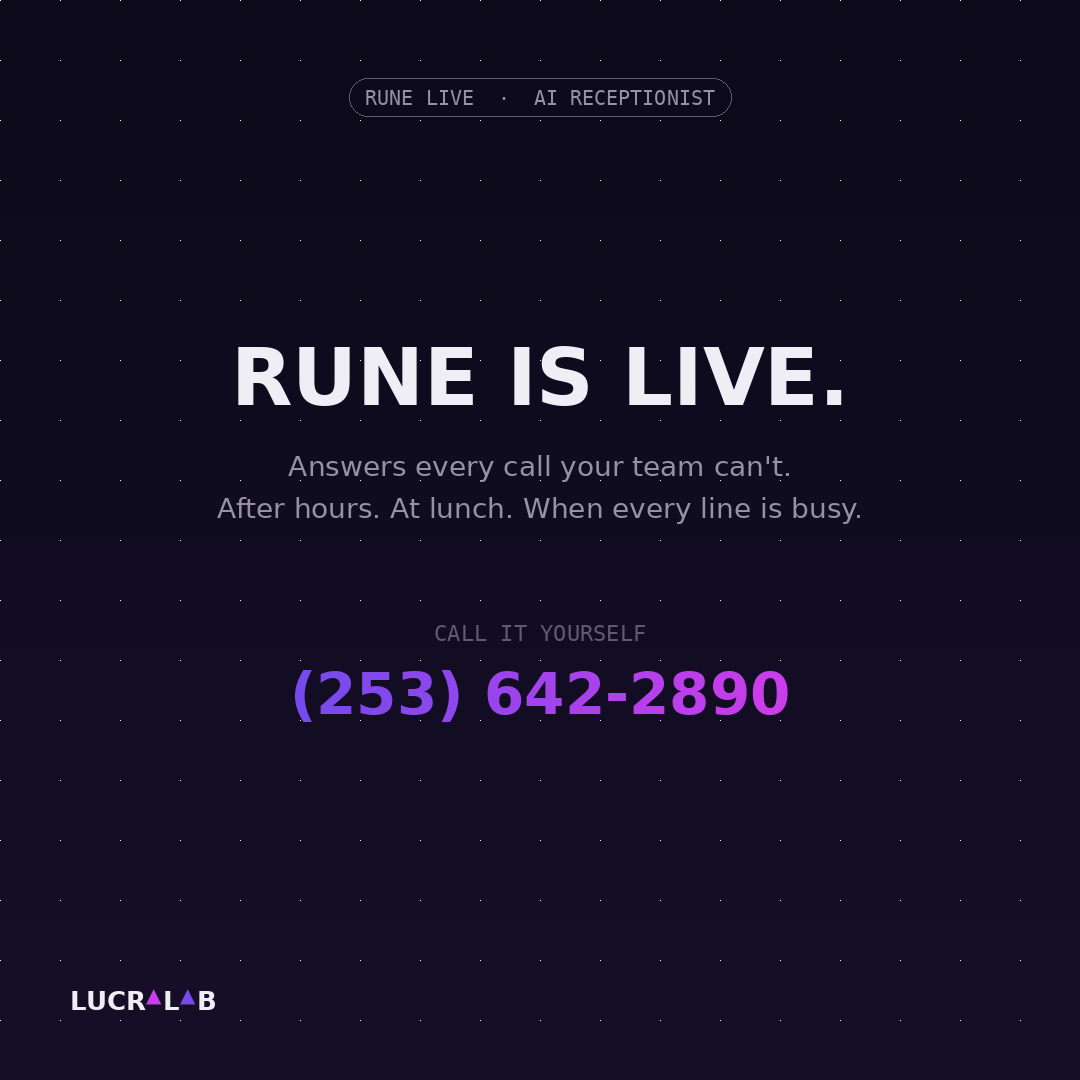 Rune is live